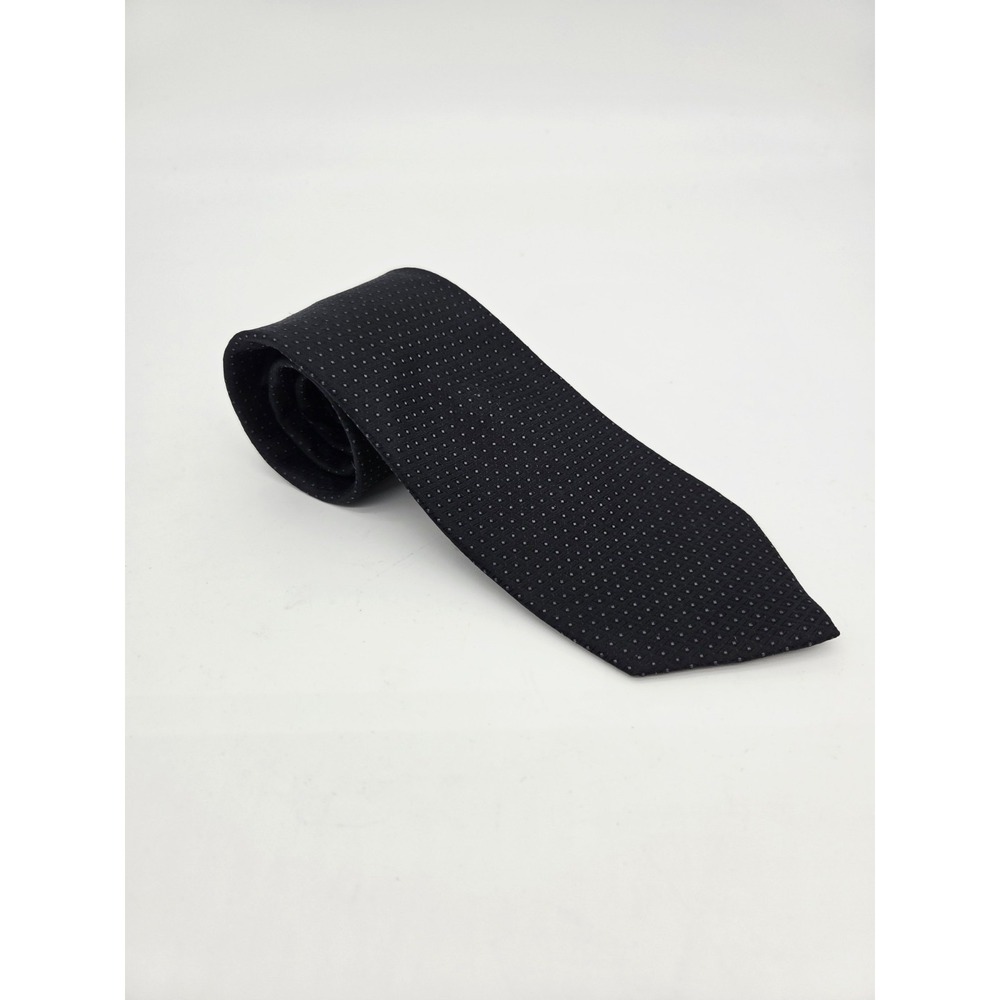 Robert Graham Classic Men's Black Dots 100% Silk Neck Tie 63 x3.25